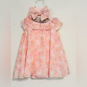 Rashti& Rashti Baby Starters 2pc Dress & Headband Set 6months new with tags